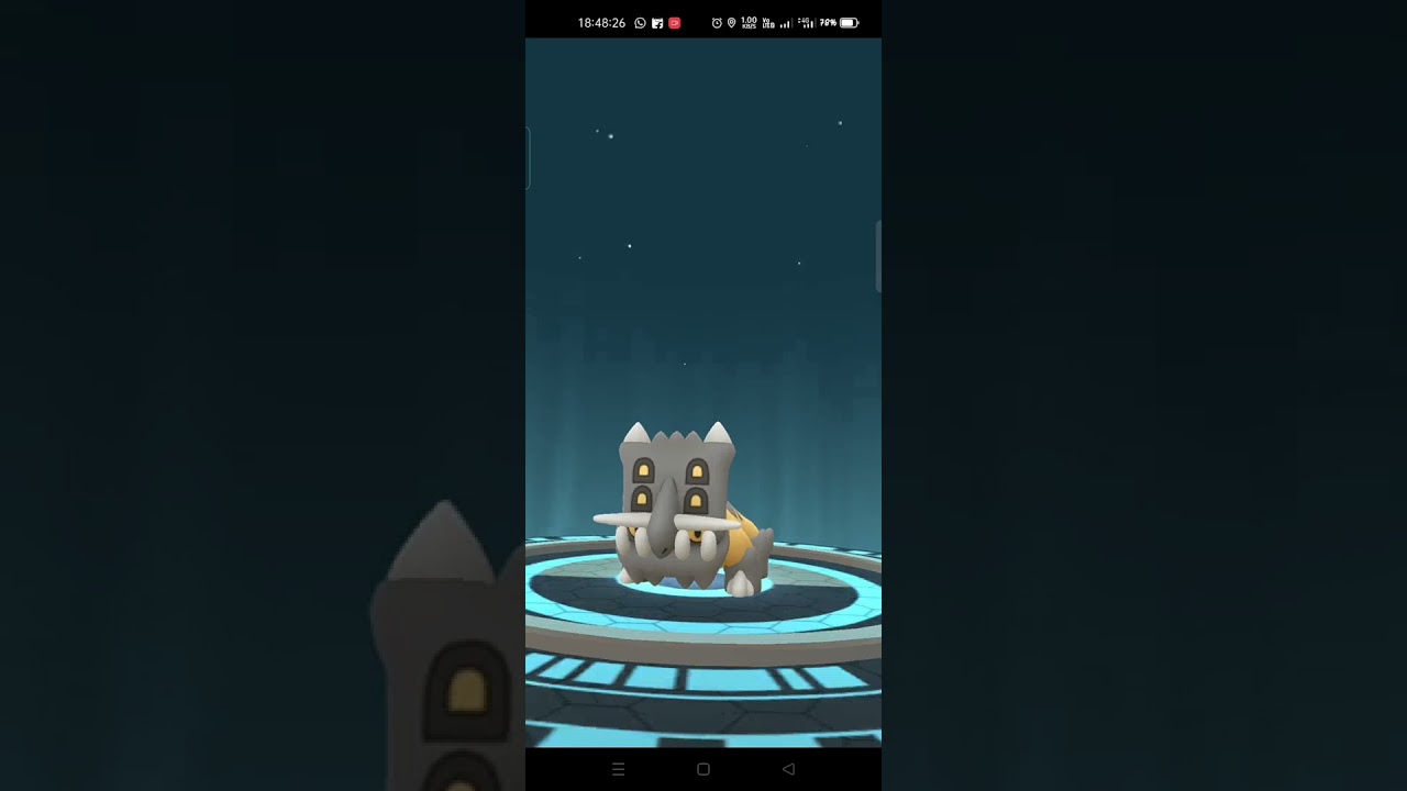 Shieldon Evolution Into Bastiodon ~ Pokémon Go.