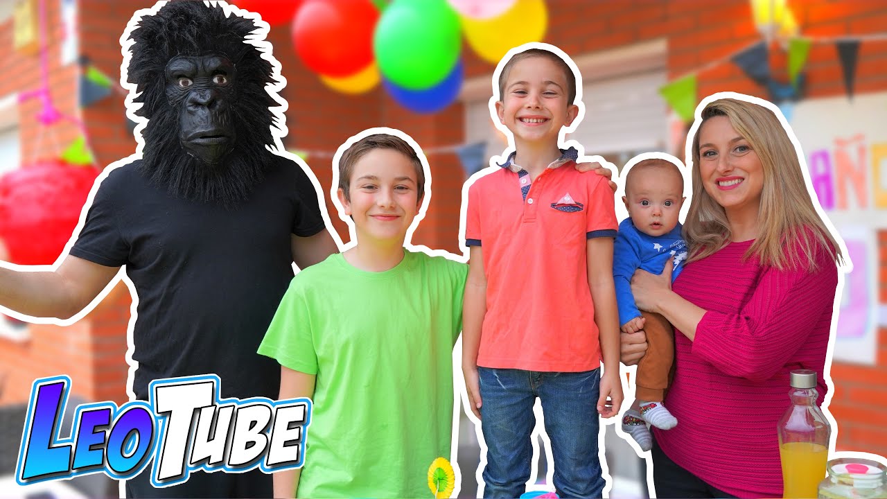 Fiesta de Cumpleaños Sorpresa en casa, Leo cumpla 7 años