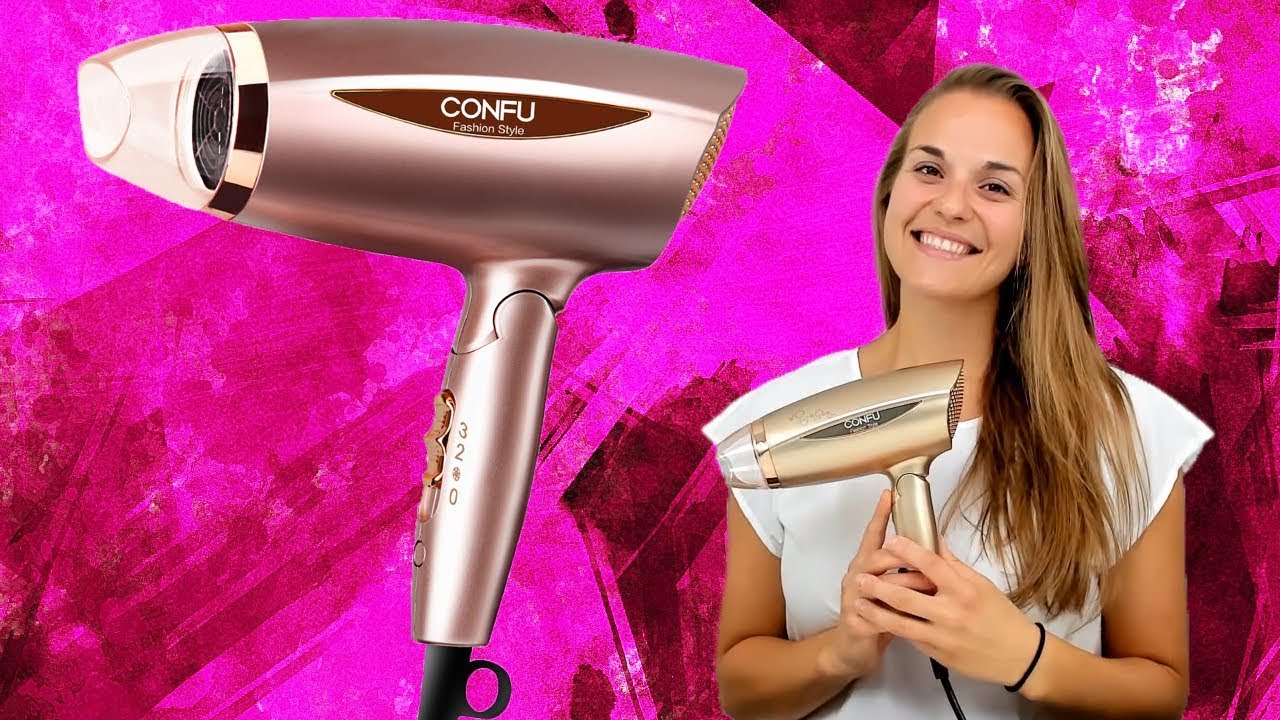 travel hair dryer review confu compact folding handle blow dryer youtube