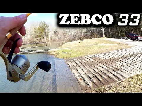 Realistic Fishing With a ZEBCO 33 GOLD Mirco - Ultralight Bluegill