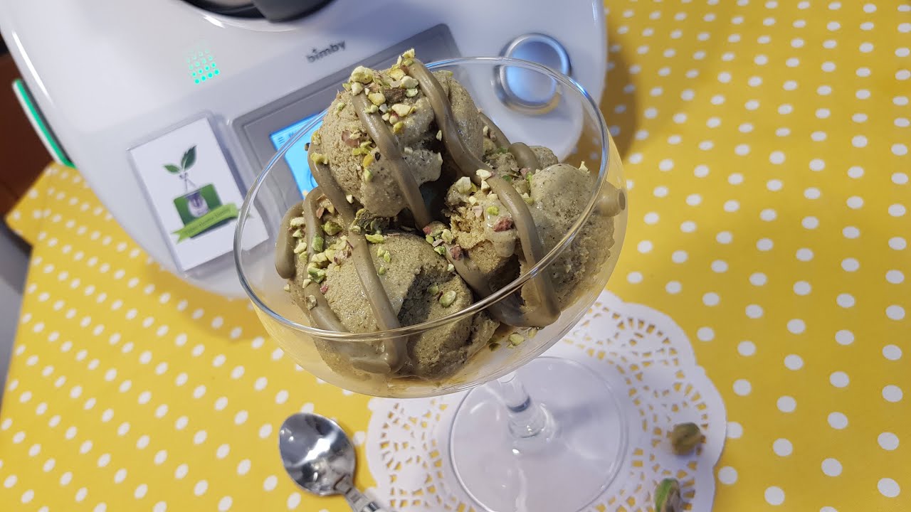 Gelato veloce al pistacchio super cremoso con il bimby 