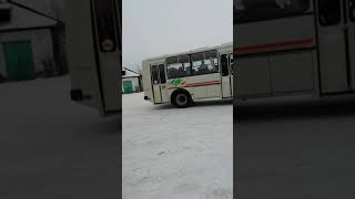 Сергей Ерженков на автобусе из Курагино