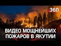 Лесные пожары в Якутии: спасатели вынесли на руках олененка. Огонь охватил более 69 тысяч га земли