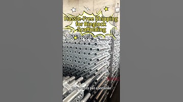 Scaffolding Import Nightmare? ① Compact Design ② Fast Shipping ③ Zero Customs Hassles #scaffolding
