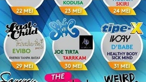 Jakarta fair 2019 tipe-x (#panggungX)
