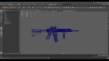 M416 Assault Rifle - High-Quality 3D Model | Game Ready | Maya/Substance Painter