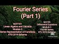 Fourier Series ( Part 1) KTU S1 Maths MAT101/Module 5
