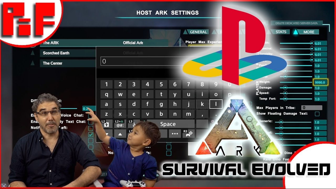 Part 1 Ark Ps4 Xboxone Creative Mode Settings Multiplayer Split Screen Gameplay Ark Survival Youtube