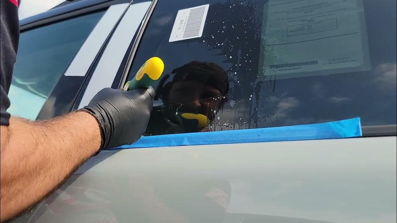 How to Remove Graffiti Paint Overspray From Glass, Windows, Windshields 2023 FORD BRONCO