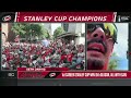 Seth Jarvis LIVE from the Hurricanes' Stanley Cup parade 🏒 🏆 | SportsCenter