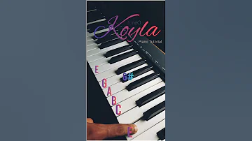 Koyla Theme Tone Piano Tutorial Shahrukh Khan MadhuriDixit Amrish Puri Shorts Viral TuneO 