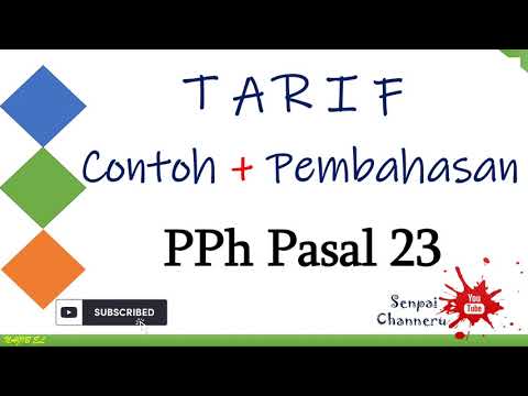 Video: Apa saja contoh tarif?