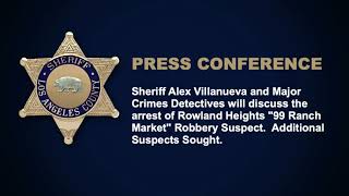 Rowland Heights Robber Suspect arrested