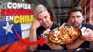 COMIENDO EN UN RESTAURANTE ESPAÑOL EN CHILE🥘 *ESTOY CANSADO DE ESTAS PAELLAS JEFE*