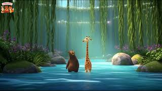 Gigi Giraffe & Benny Bear's Treasure Hunt 🎉🗺️- Read Aloud Story for Kids
