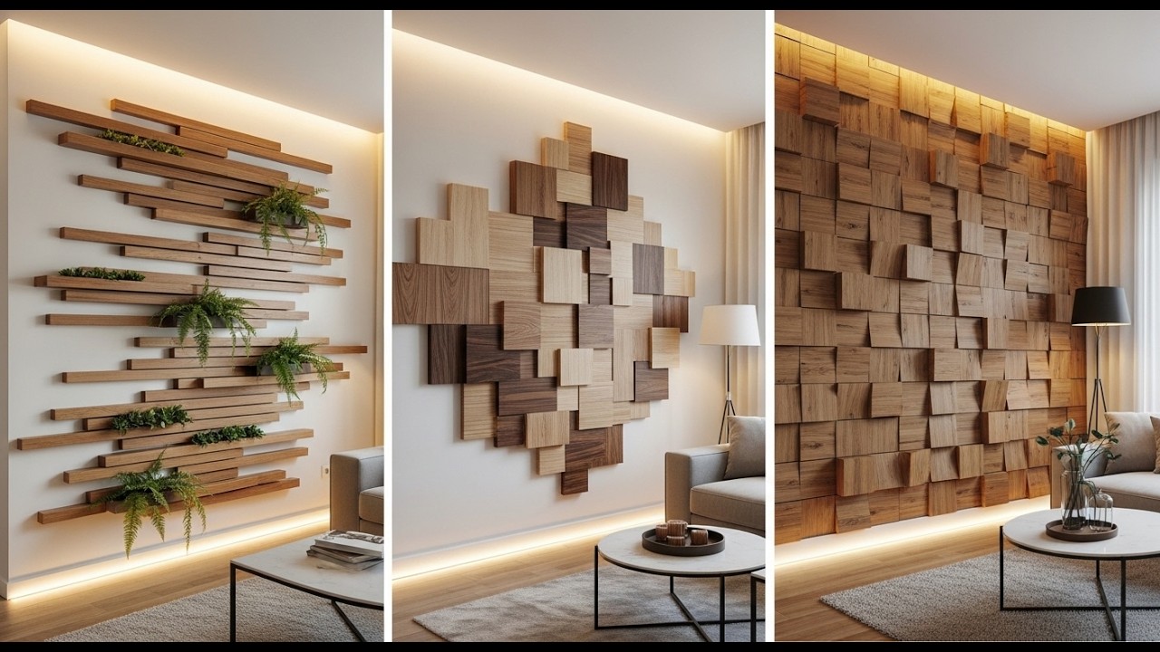 300 Modern Wooden Wall Decor Ideas 2026 | Living Room Interior Wall ...