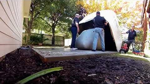 Hot Tub delivery and installation Time-Lapse