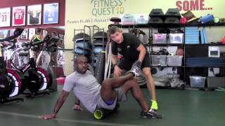 FQ10 Personal Trainer, Jesse Dietrick, Explains Tips & Function of Foam Rolling screenshot 2