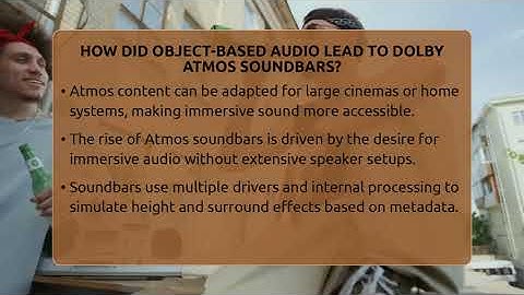 How Did Object-based Audio Lead To Dolby Atmos Soundbars? - Audio Gear Insider