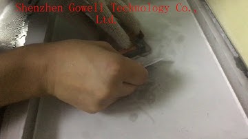 How to separate the S6 edge glass via freezing machine--Gowell