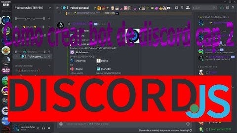 como crear bot de discord #2 comando de ayuda y uso de rich embed