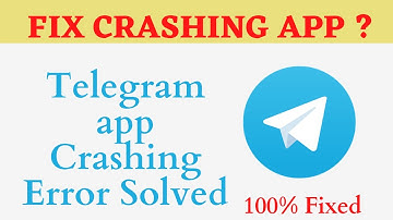 Fix Auto Crashing Telegram App/Keep Stopping App Error in Android Phone|App stopped on Android & IOS