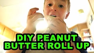 DIY Peanut Butter Roll Up