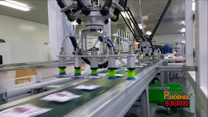 Delta Robot Pick & Place Food Pouches for Packing Solutions / Automation Solutions for Food Industry