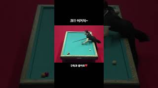 오랜만이예요#short #BiDa3Bang #BiLiaDa #billiards #pool #3cushion #CueSports #3쿠션  #TresBandas #carambola