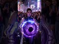 She brought a BLACK HOLE into the city 😳🌌⚡#shorts #aiart #shortvideo