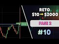 10 Sesiones CONSECUTIVAS GANANDO - RETO $10 a $2000 Opciones Binarias