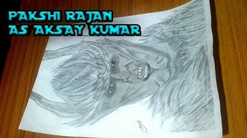Aksay kumar|as|pakshi rajan|from 2.0 realistic sketch❤