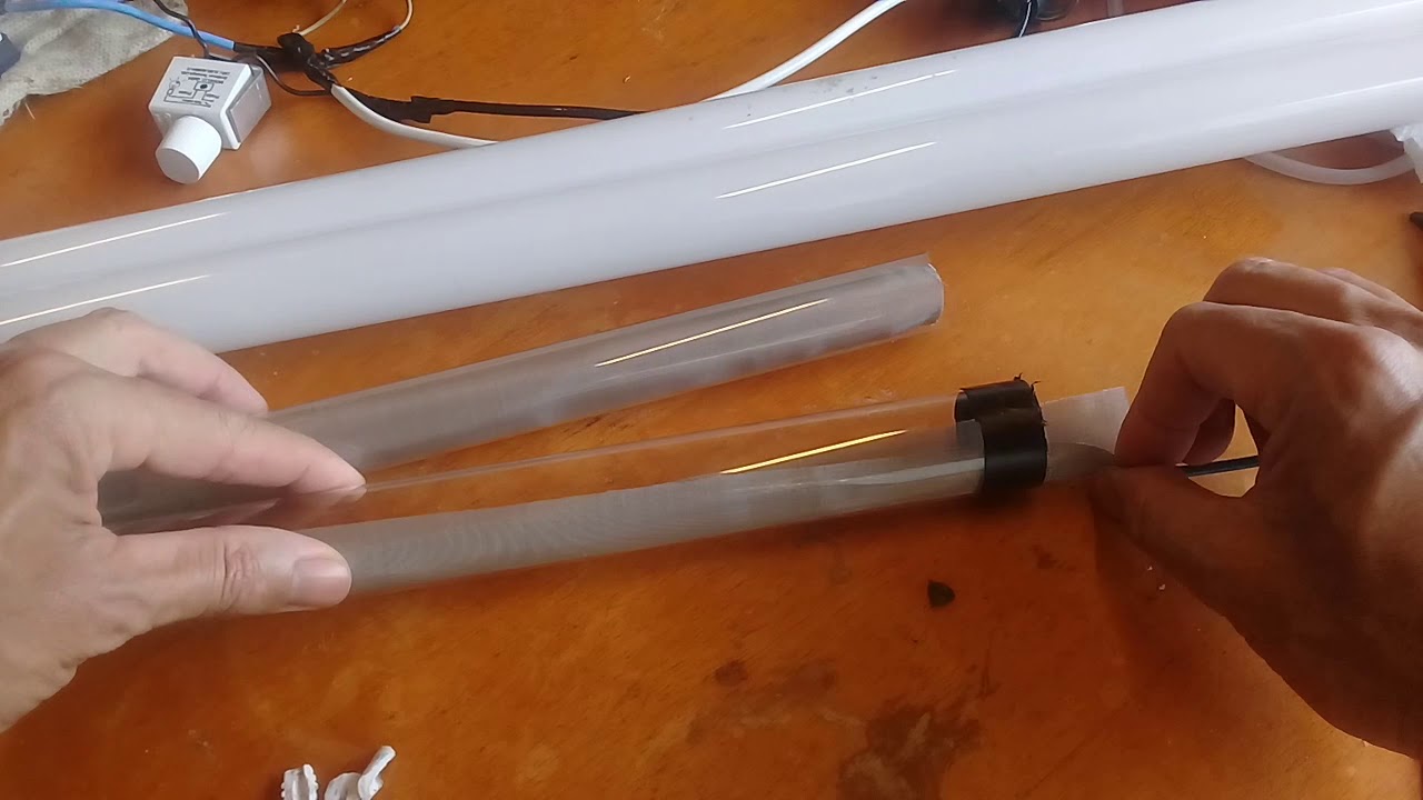 COMO MONTAR REATOR DE OZÔNIO USANDO LÂMPADA FLUORESCENTE E TELA DE AÇO INOX