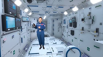 Exploring the Tianhe core module interior