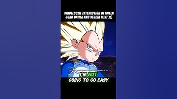 Wholesome Interaction Between Goku Daima And Vegeta Mini 🤯 #crashout #vegeta #sparkingzero #dbz
