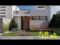 Casa de 7x8 metros | 7x8 House Plans