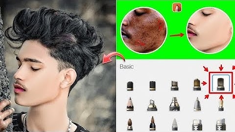 HD Face Smooth Kaise Kare Autodesk Sketchbook || Face ko gora kaise karen photo editing || EC