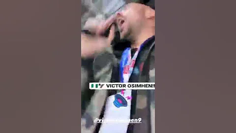 Real love for Nigeria and Napoli's Victor Osimhen #Shorts