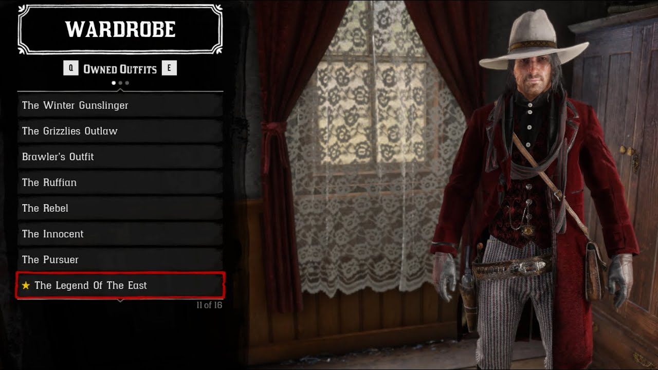 RDR2 How to get the Legend of the East Outfit with Save Editor - YouTube