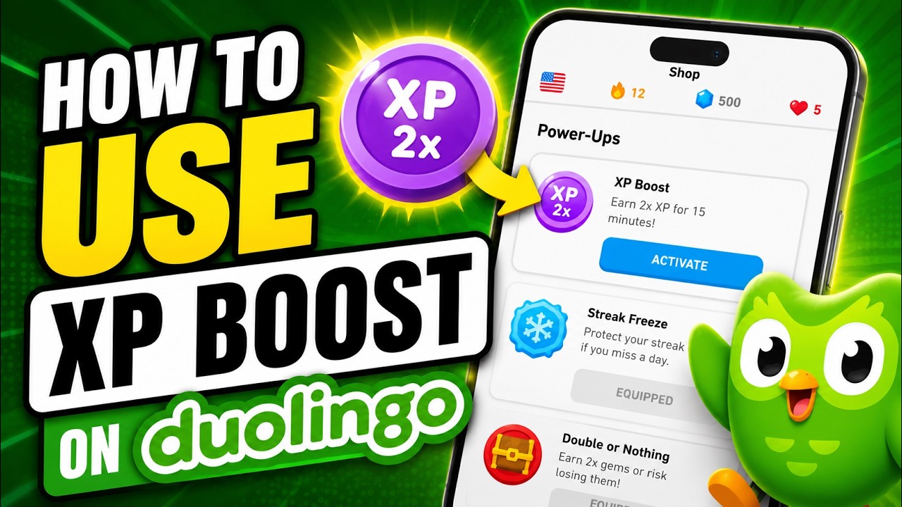 How to Use XP Boost on Duolingo 💥 [New 2026 Update] - YouTube