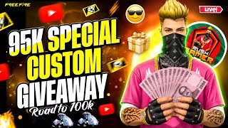 LIVE 🔴95K SPECIAL GIVEAWAY 😱 FREE DIAMOND | WEEKLY GIVEAWAY💎 | ROAD TO 100K😇 ‪@rushgamerbdlive screenshot 2
