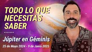 JÚPITER EN GÉMINIS ♊: Todo lo que Necesitas Saber  Mayo 2024 a Junio 2025  Astrología Evolutiva
