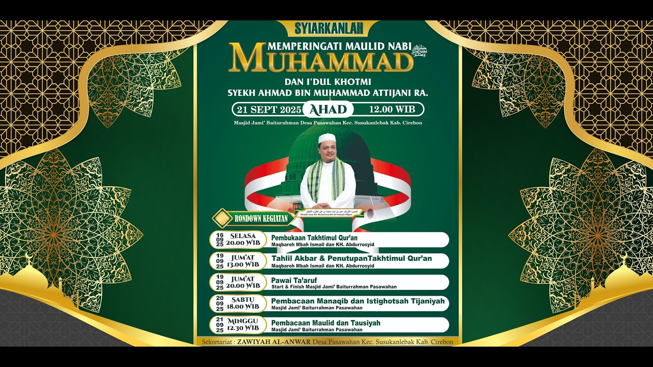 ZAWIYAH AL-ANWAR || Pasawahan-Susukanlebak-Cirebon 21 September 2025
