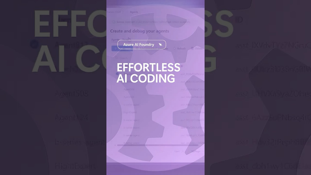 Video Thumbnail: Develop your custom agents. Work with Azure AI Foundry inside VS Code, GitHub, and Copilot Studio.