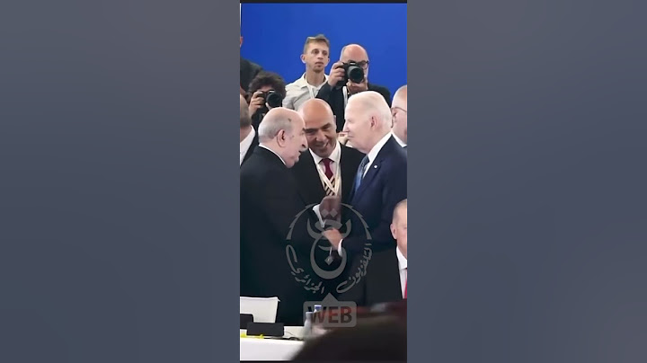 رئيس الجمهورية السيد عبد المجيد تبون يلتقي الرئيس الأمريكي جو بايدن