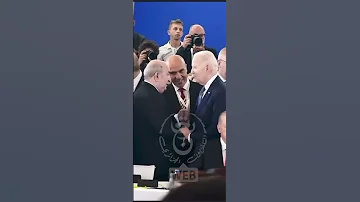رئيس الجمهورية السيد عبد المجيد تبون يلتقي الرئيس الأمريكي جو بايدن 