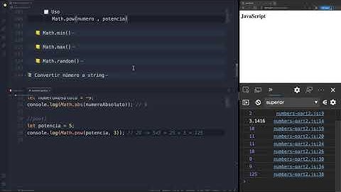 Curso JavaScript - Numbers, el objeto Math parte #2