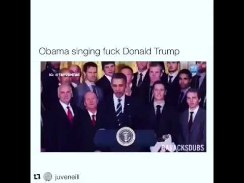 Happy Labor Day and Enjoy Obama Singing "F@%K Donald Trump!"