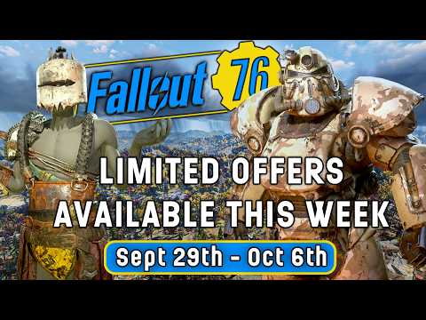 This Week’s Atomic Shop Limited Time Offers In Fallout 76