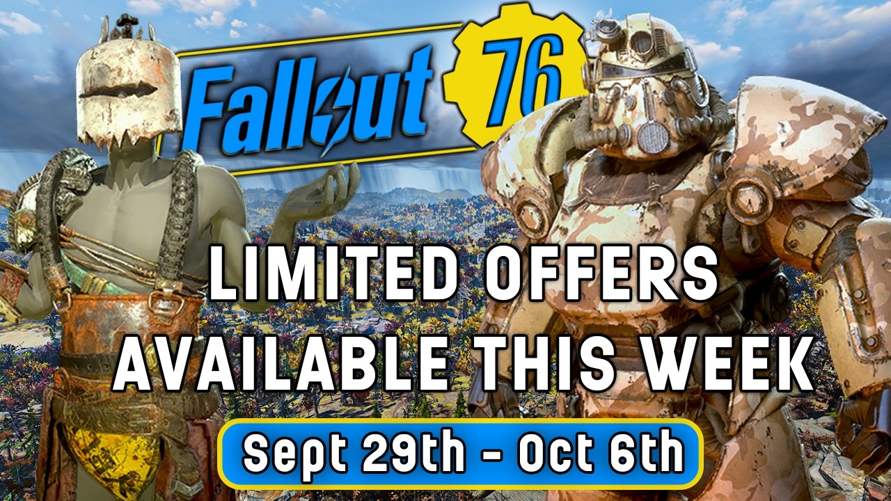 This Week’s Atomic Shop Limited Time Offers In Fallout 76